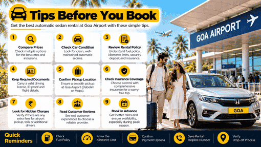 Tips before you book