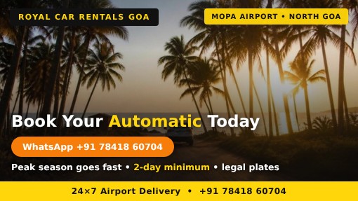 Book Automatic Car Mopa Airport book an automatic car at mopa airport on whatsapp