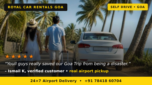 five star customer review from a goa holiday